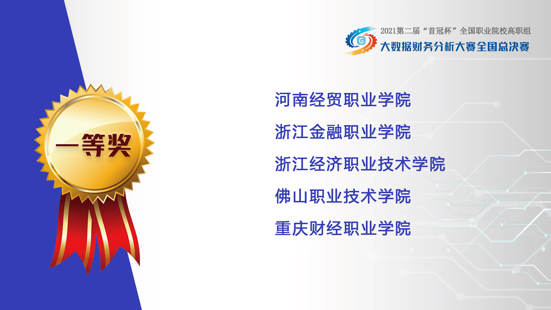 2021年第二屆“首冠杯”全國(guó)職業(yè)院校高職組大數(shù)據(jù)財(cái)務(wù)分析大賽全國(guó)總決賽圓滿落幕