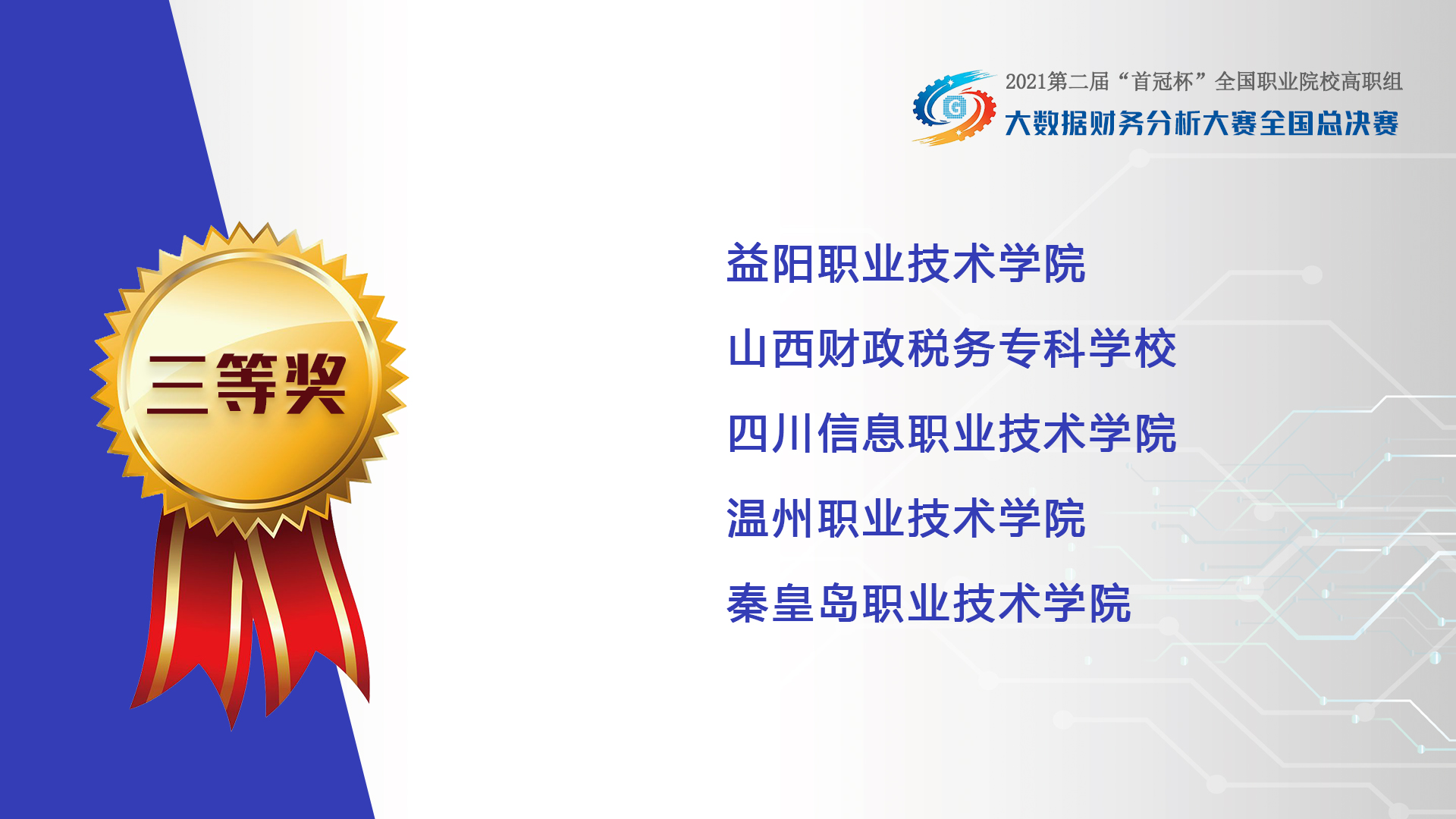 2021年第二屆“首冠杯”全國(guó)職業(yè)院校高職組大數(shù)據(jù)財(cái)務(wù)分析大賽全國(guó)總決賽圓滿落幕